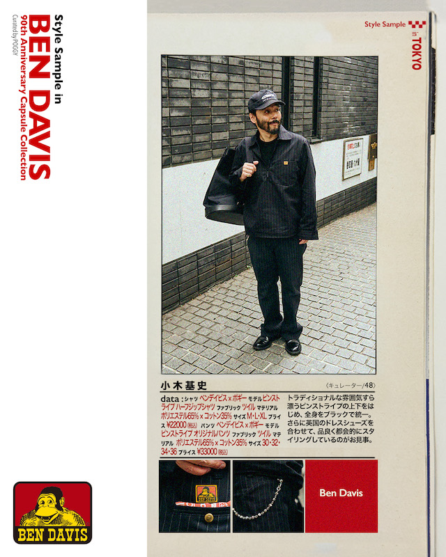 BEN DAVIS 90th Anniversary Capsule Collection Curated by POGGY