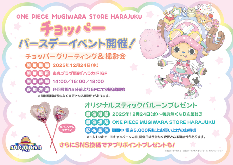 ONE PIECE MUGIWARA STORE HARAJUKU