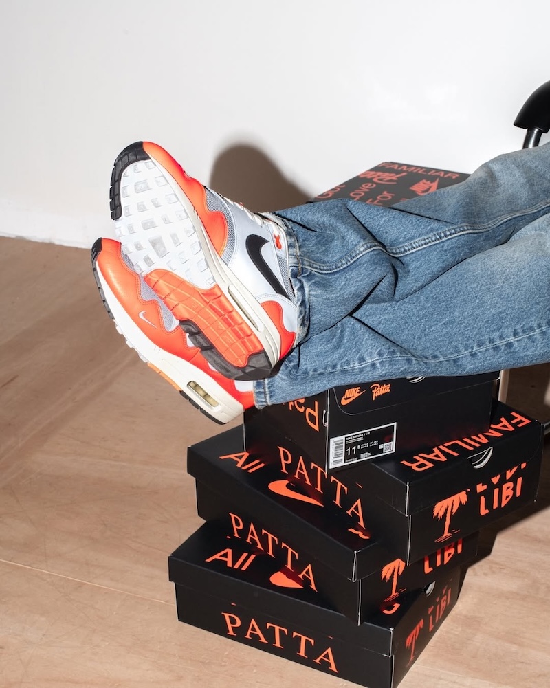 Patta x Nike Air Max 1 Hyper Crimson